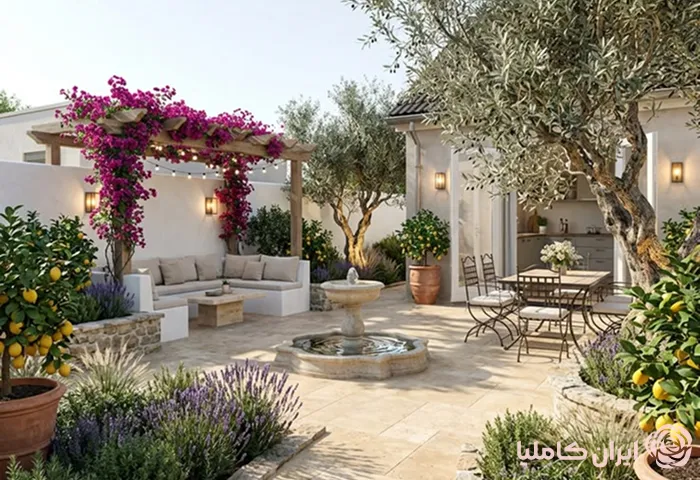 محوطه سازی باغ